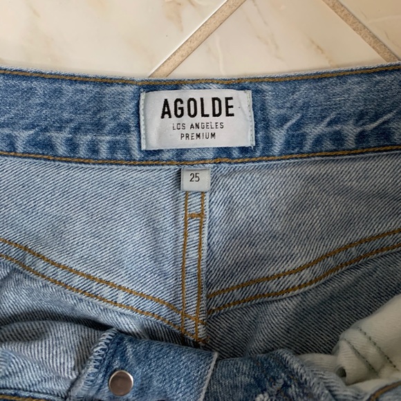 Agolde Riley High Rise Crop - Picture 3 of 7